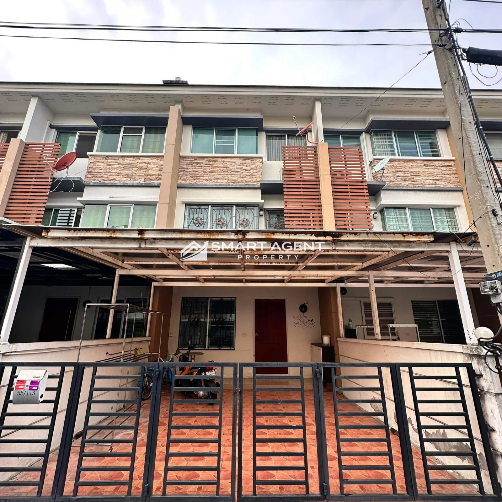 ทาวน์โฮม 3 ชั้น ขนาด 20 ตร.วา พื้นที่ใช้สอย 300 ตร.ม. หมู่บ้านทาวน์พลัส เกษตรนวมินทร์ - 14